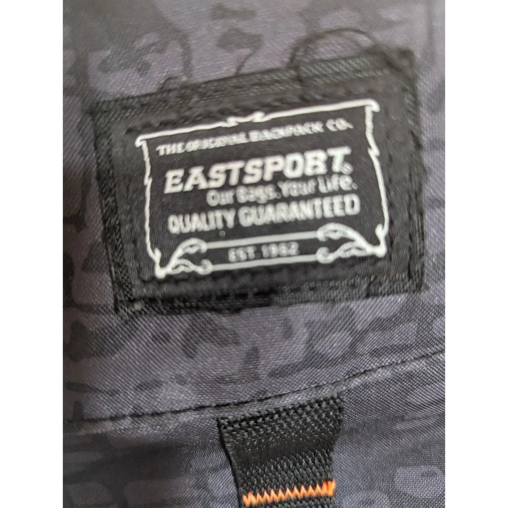 EastSport Backpack Large Black Gray Orange School Sports Daypack backpacking hik